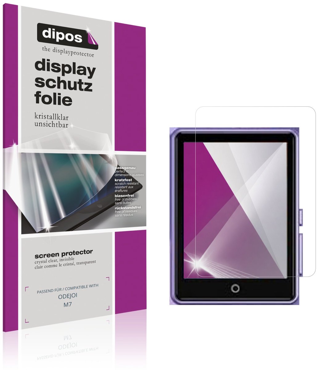 dipos – 4x Beschermfolie geschikt voor ODEJOI M7 | Krasbestendige & heldere Screenprotector Ultra-Thin