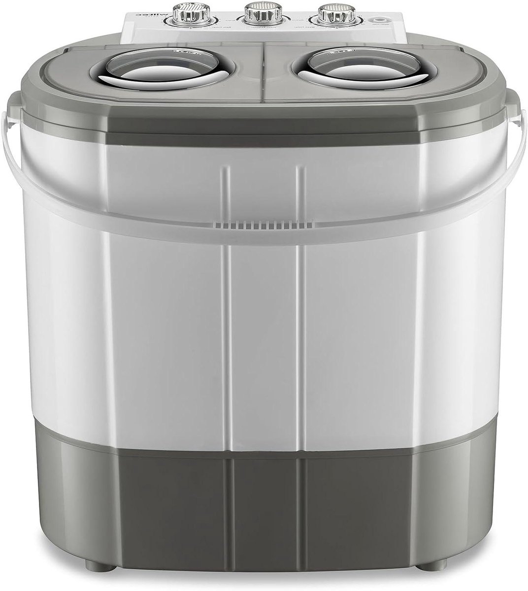 Mini Wasmachine Kampeer Automaat Kleine Wasjes Met Centrifuge 3 kg Capaciteit Grijs