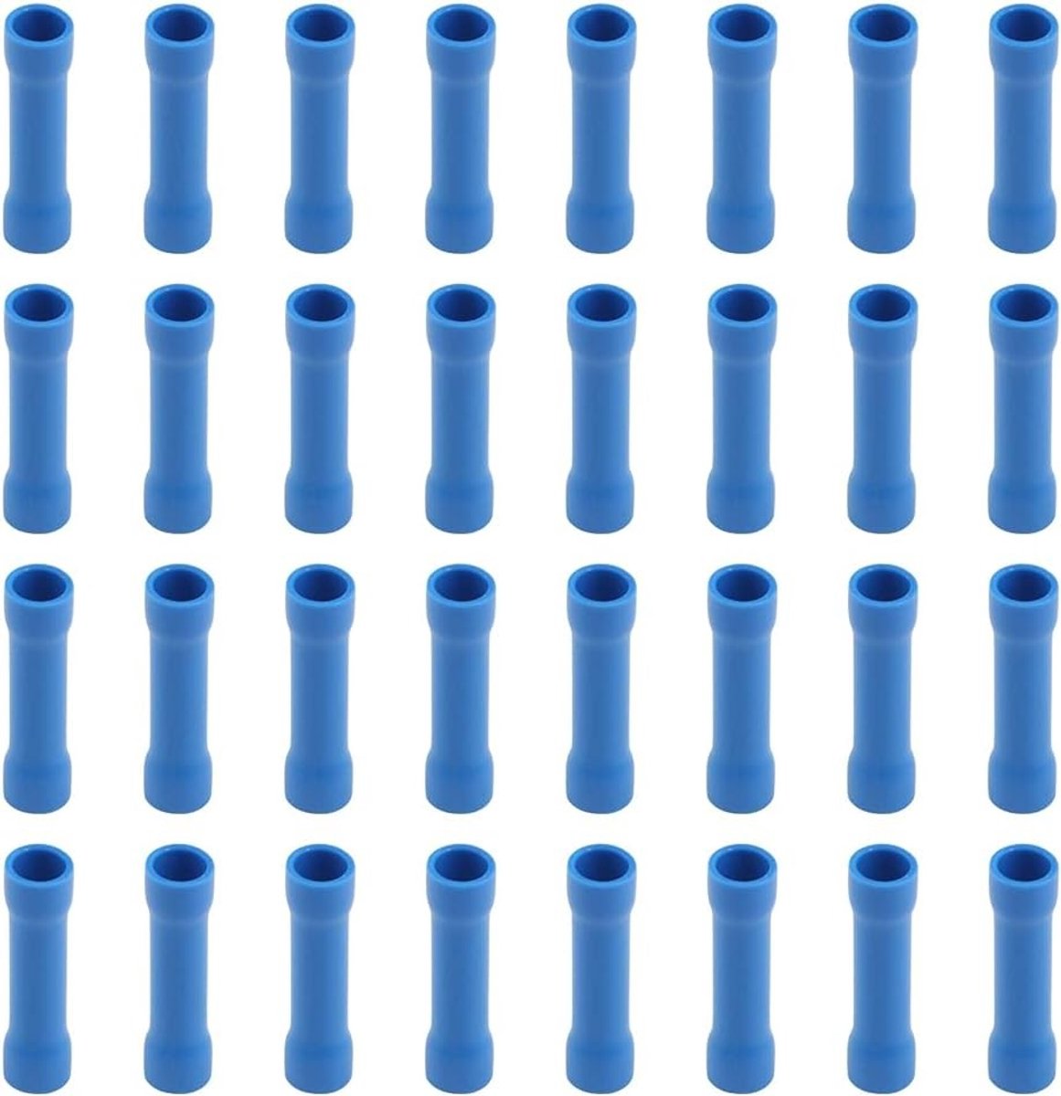 Set van 100 kabelverbindingen, bump connectors, kabelschoenen en compressieconnectoren voor elektrische toepassingen