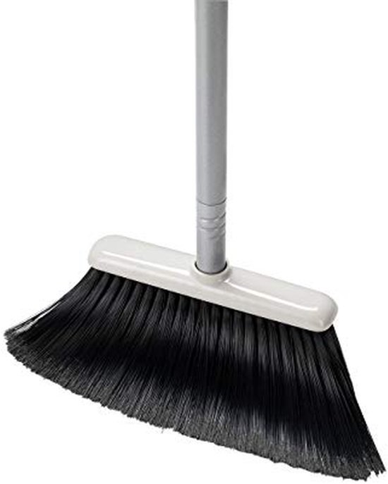 Stoffer en Blik - Veegset - Huishoudelijk Schoonmaken - Lange Uitschuifbare Steel - 137 cm - Rood — afbeelding 4