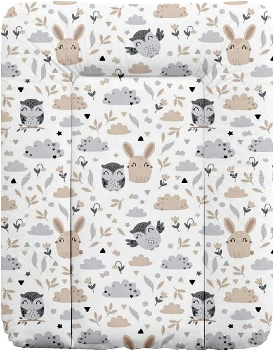 SnelShoppen - Aankleedkussen 60 x 70 cm Wasbaar met 30 Graden, Geschikt voor Baby's, Comfortabel, Veilig, Multifunctioneel, Perfect voor Thuis of Onde