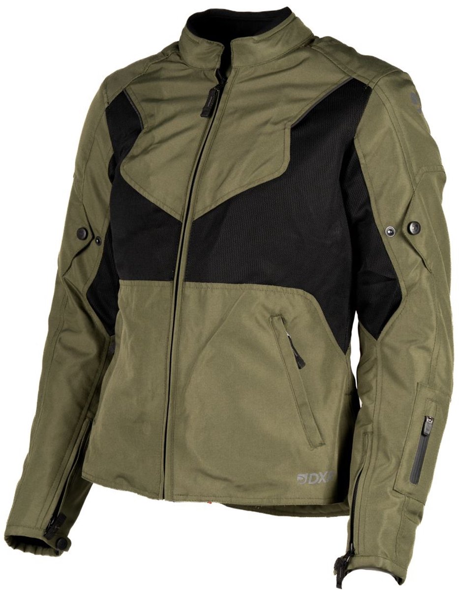 MOTOBLOUZ Motorjas STROKE AIR 3 IN 1 LADY vrouw|4-seizoenen|Khaki/Zwart 44 CE-gekeurd