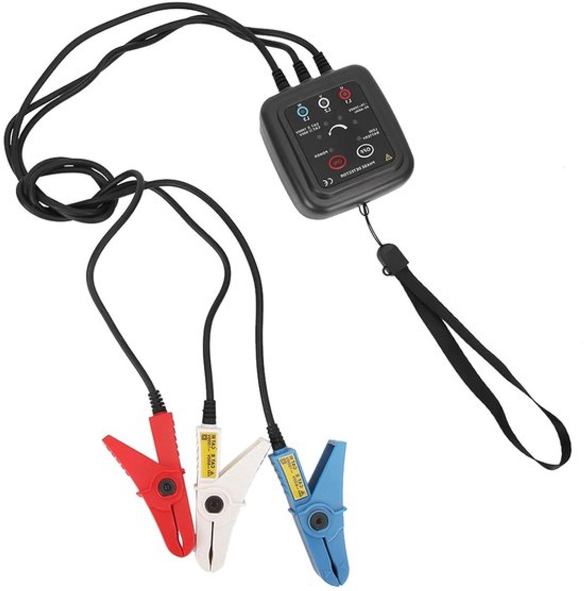 3-fase Hoge Magnetische Inductiemeter voor AC spanning, 70-1000V, Fasevolgordedetector met Klemkabellengte 0,6m