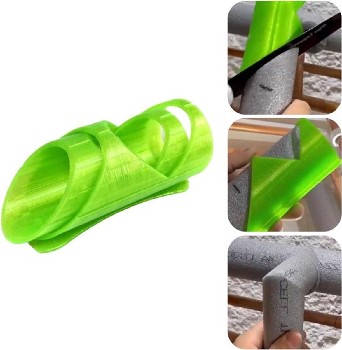 Schuimrubber Pijpsnijgereedschap 3 Stuks, Pijpisolatie Snijden, Huishouden en Industrie, 10.5mm+22.5mm+29mm.