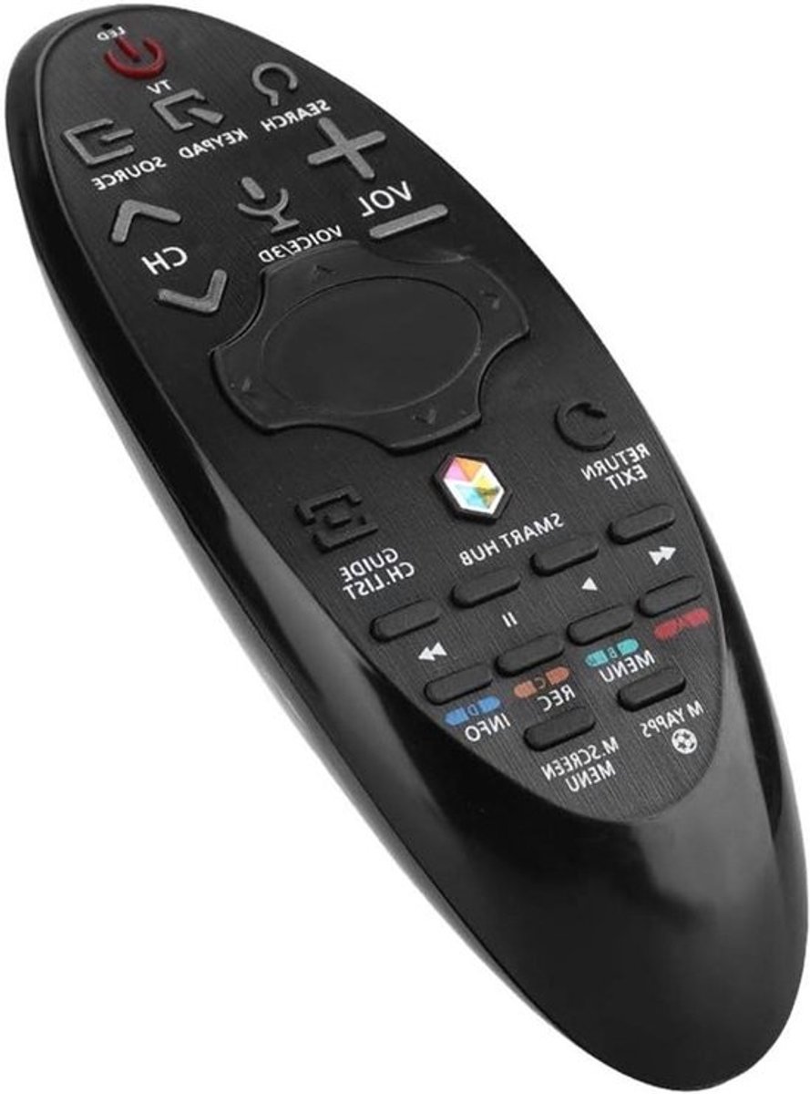 Afstandsbediening TV voor Smart TV, vervangende afstandsbediening voor Samsung en LG, compatibel met verschillende modellen, zwart.