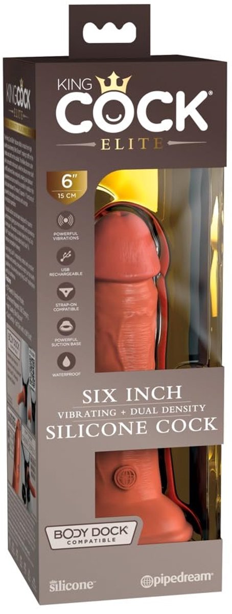 SnelShoppen - Realistische Dildo 6 Inch Caramel - Natuurlijke Voelervaring - Voor Solo of Koppelplezier - Dildo van Hoogwaardige Materialen - Perfect