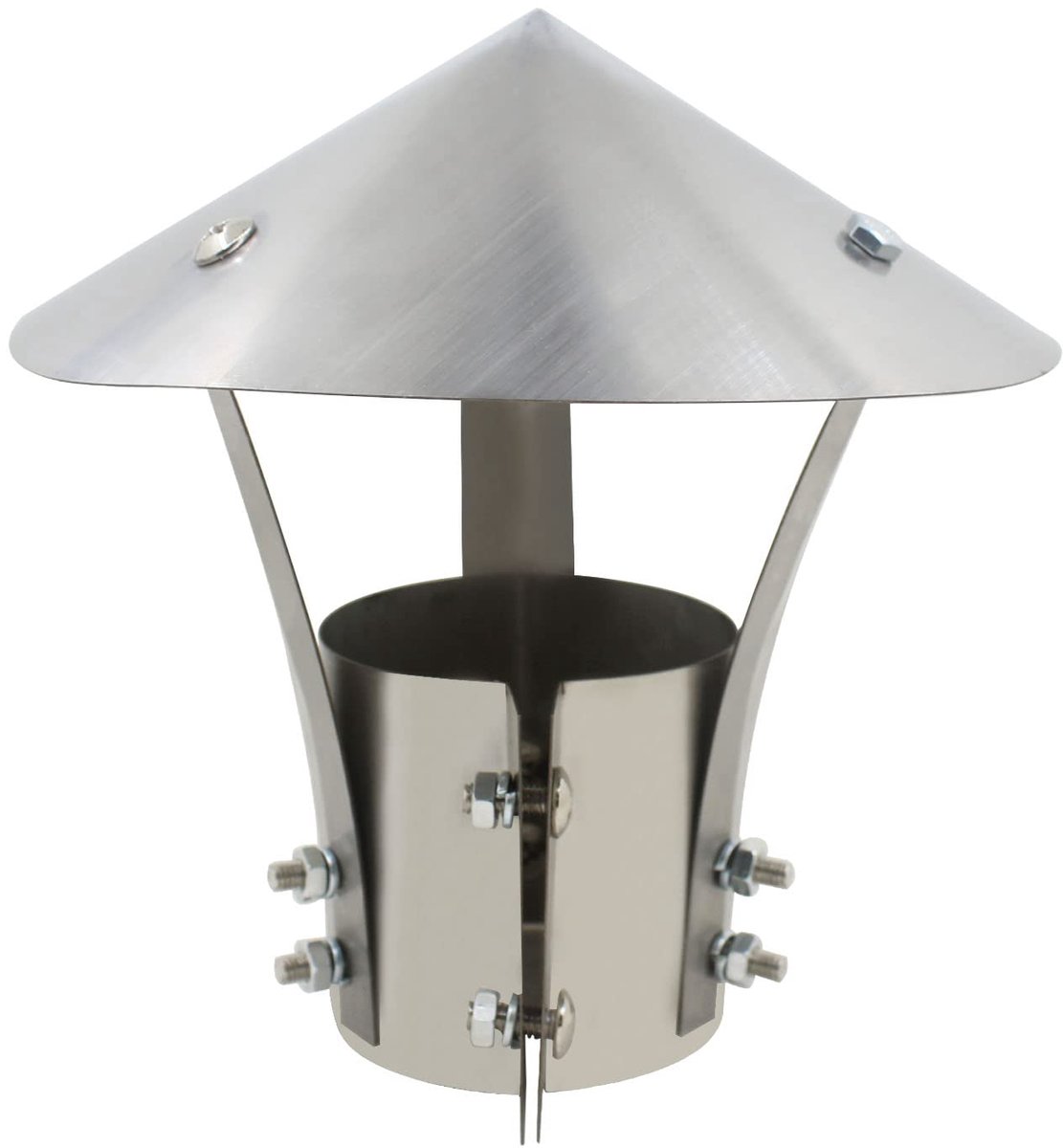 Schoorsteen Regenkap - Kachelpijp Eindkap - Schoorsteen Beschermen - Voorkomt Regeninslag - 240mm Binnendiameter