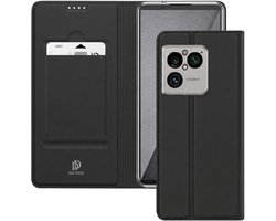 Dux Ducis, Hoesje geschikt voor Sony Xperia 1 VIII Série Skin Pro met Kaarthouder en Videostandaard, Zwart