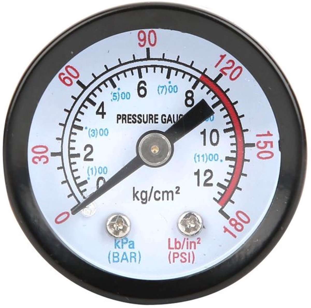 Drukmeter Luchtcompressor - Manometer voor Schroefcompressoren - Betrouwbaar en Nauwkeurig - Geschikt voor Diverse Compressoren - Ee