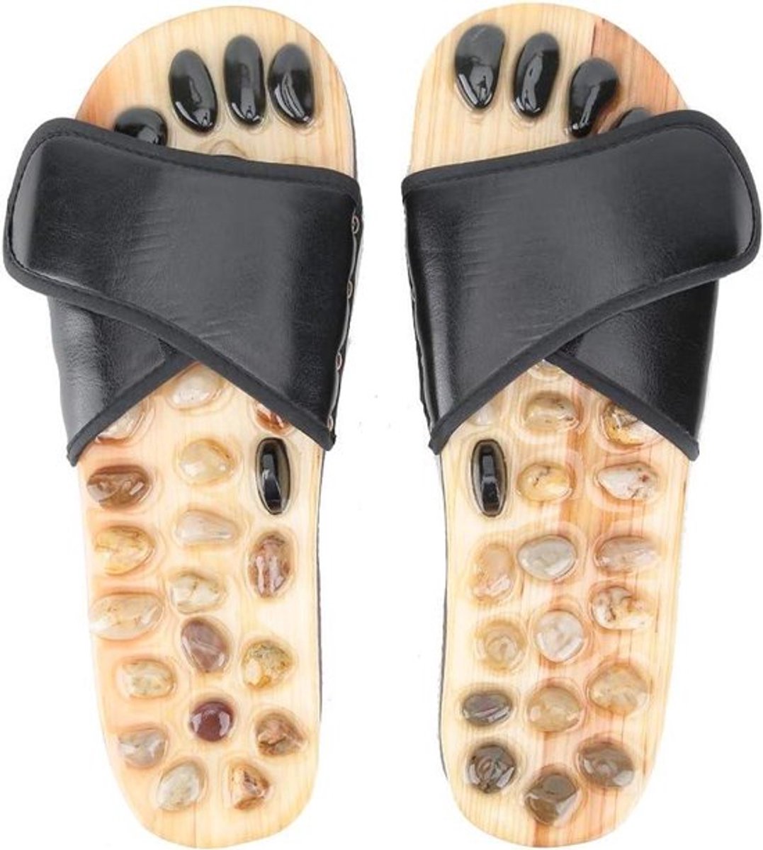 Voetmassage Slippers - Acupunctuur Sandalen voor Voetmassage en Ontspanning - Reflexologie Mat - Gezondheidszorg Massage Tools - Maat 43-44