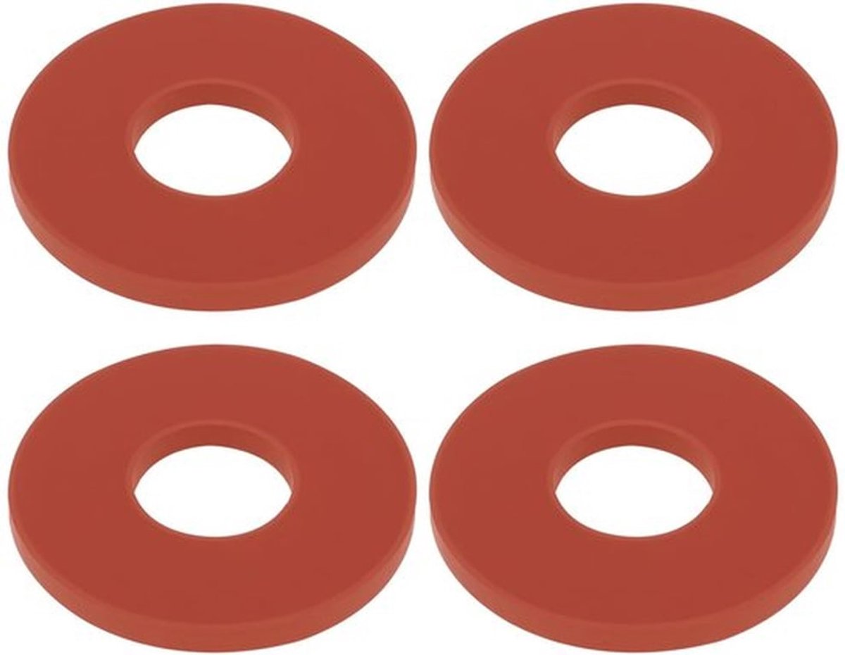 Veiligheidsklep 4 Stks - 26mm Buitendiameter - 10mm Binnendiameter - 2mm Dikte - EPDM Mate