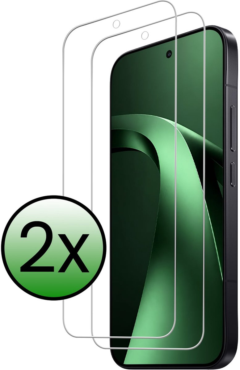 Screenprotector - 2 Stuks Geschikt voor Xiaomi 17T Pro - Extra Sterk - Beschermglas - Gehard Glas - Tempered Glass - Screen Protector