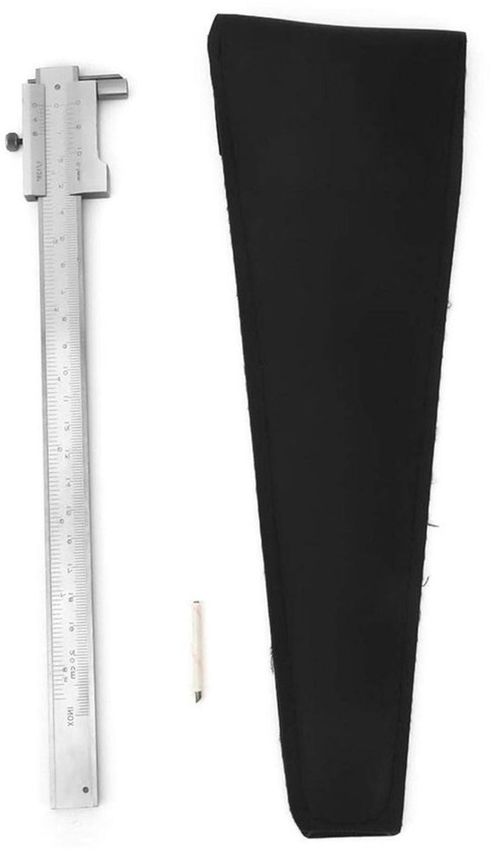 Precisie Caliper Markering van RVS 0.1mm voor Nauwkeurige Metingen tot 200mm - Meetgereedschap voor Technisch Gebruik