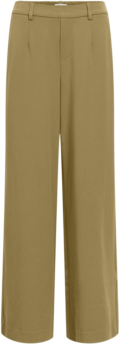Object Objlisa Wide Pant Broeken Dames - Zand - Maat 36
