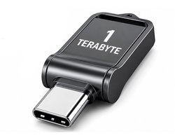 medj-Dual USB-C en USB 3.0 - Mini - 1TB - Geheugenkaart - Stick