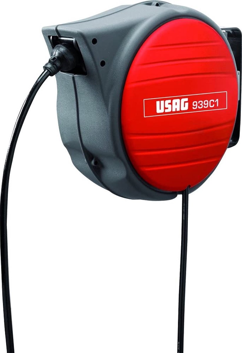 SnelShoppen - Slanghaspel voor Lucht 10 mm - Professioneel Slanghaspel - Compact, Functioneel, Ideaal voor Tuin, Garage en Werkplaats - USAG 939 C1