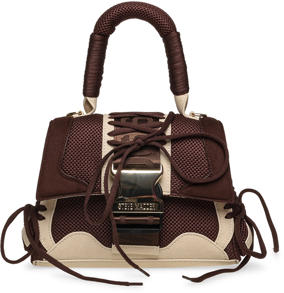 Steve Madden BdiegoM Crossbodytas Medium Dames - rPet - Bruin