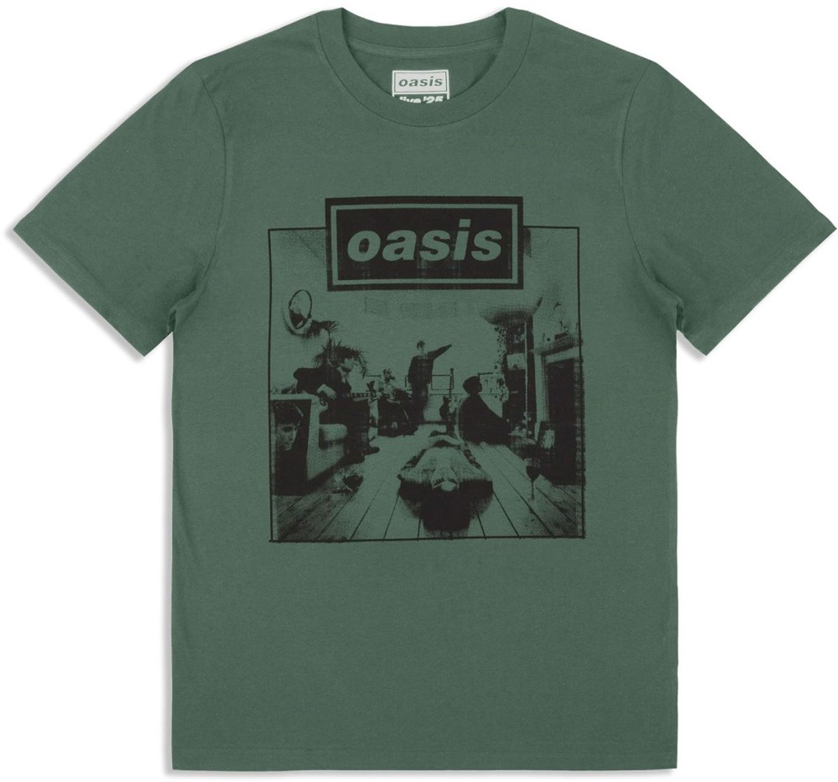Oasis - Definitely Maybe Frame Heren Tshirt - XL - Groen