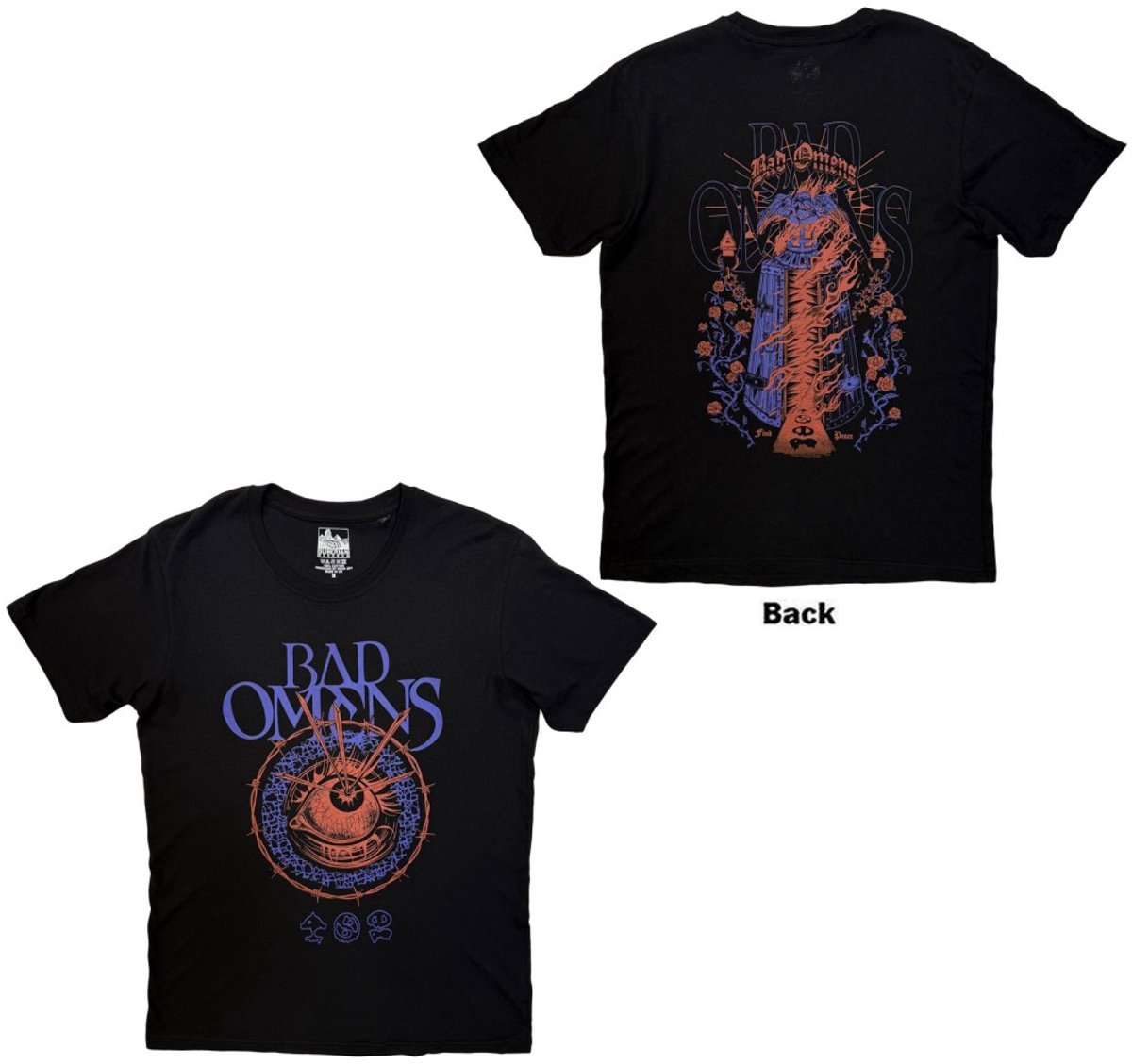 Bad Omens - Eye Heren Tshirt - 2XL - Zwart