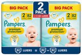 Pampers Premium Protection Maat 2 – 4-8 kg – 2 x 82 Luiers – 164 Stuks – Voordeelverpakking