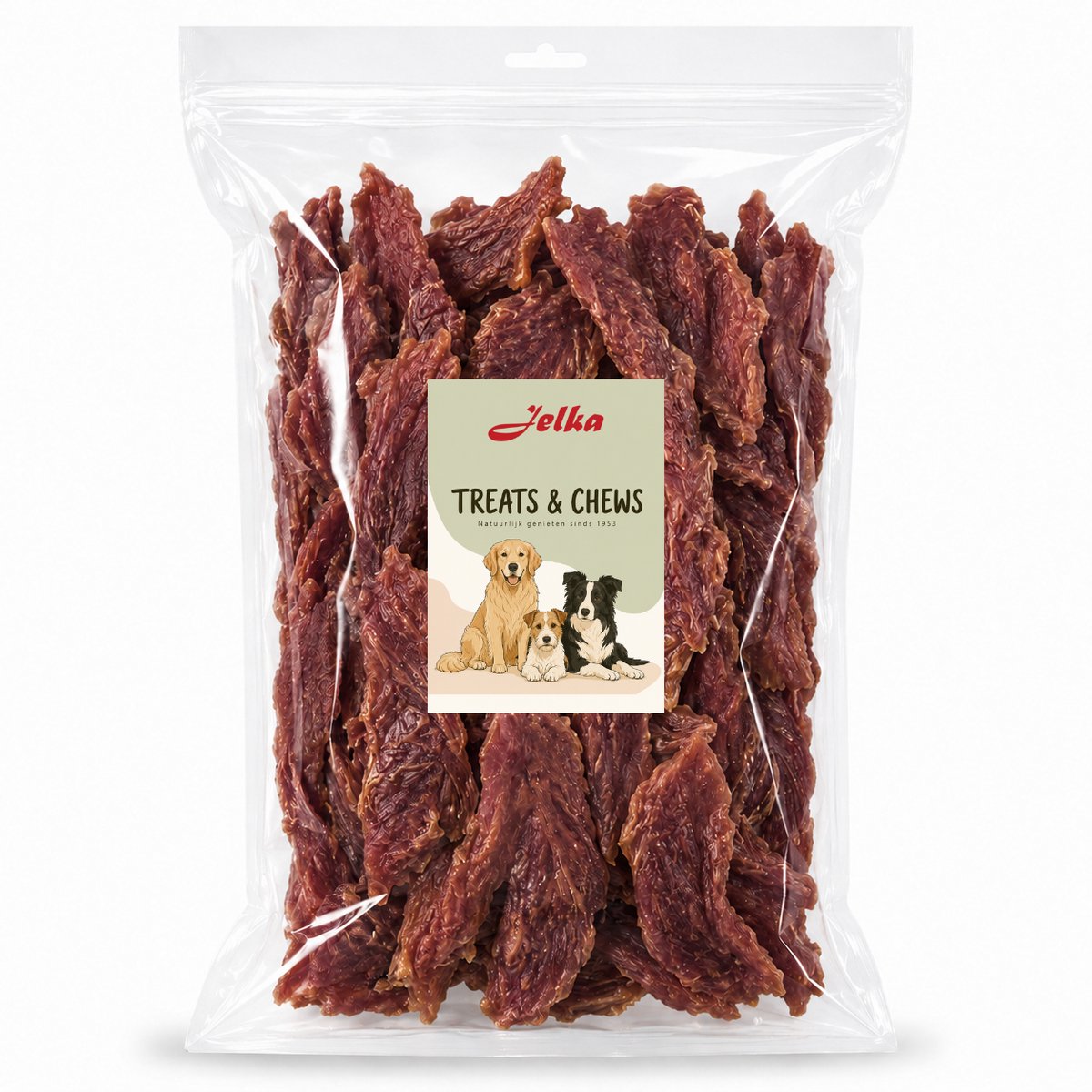 Jelka eendfilets - Hondensnack - 1KG - Filet hond