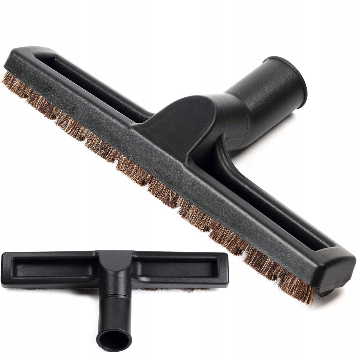 Rosfix Zuigmond Borstel - Natuurlijke Haren - 35 mm, 30 cm Werkbreedte - Parket en Harde Vloeren - Geschikt voor Kärcher, Bosch