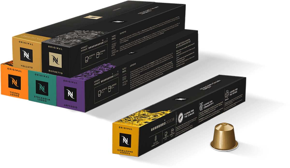 Nespresso - Original - Favorieten Pakket - 60 capsules voor de prijs van 50 (tijdelijke actie)