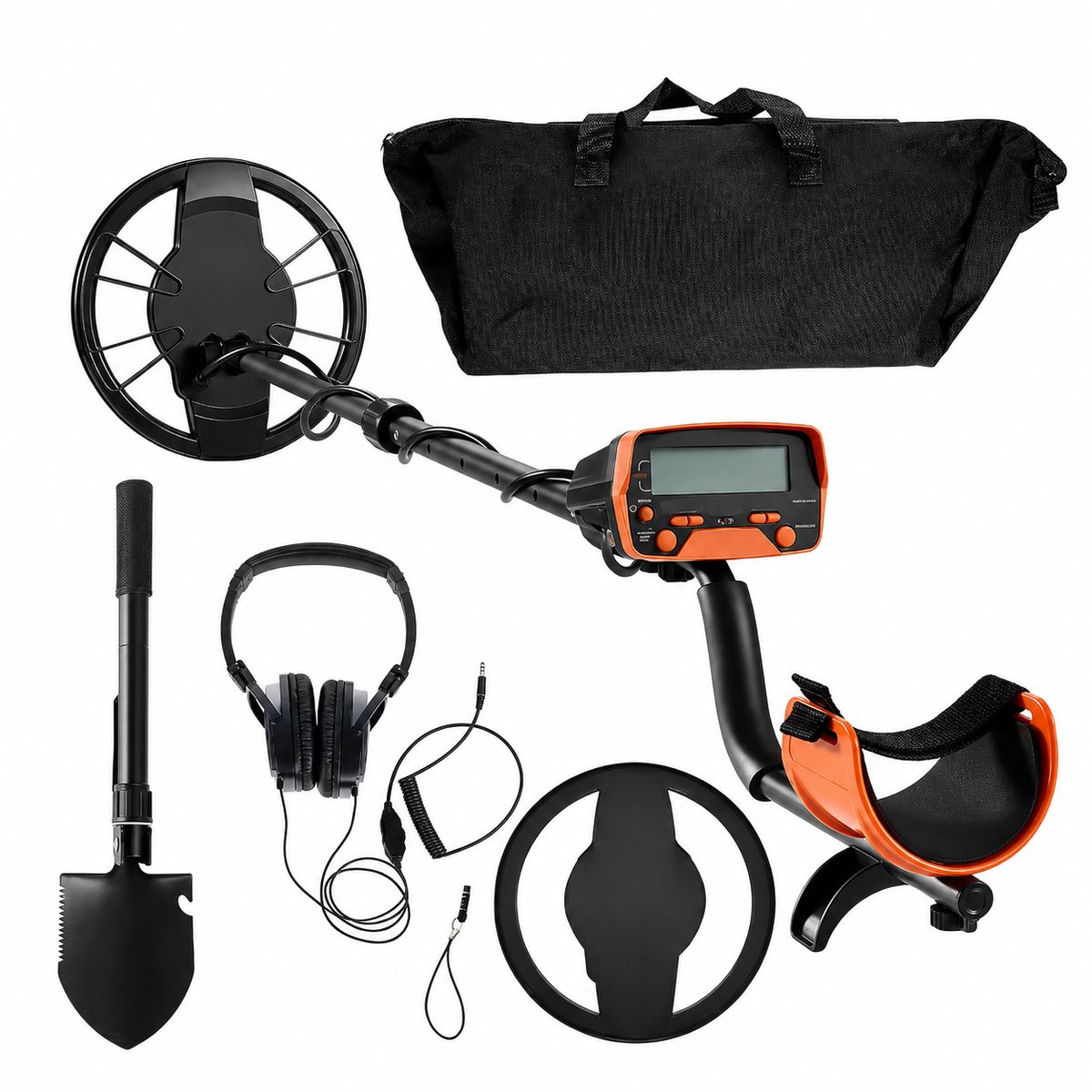 Brandistry - Metaaldetector - Detectieapparaat - Waterdicht - Lcd Scherm - Voor Volwassenen En Kinderen - Aluminium Stuurpen