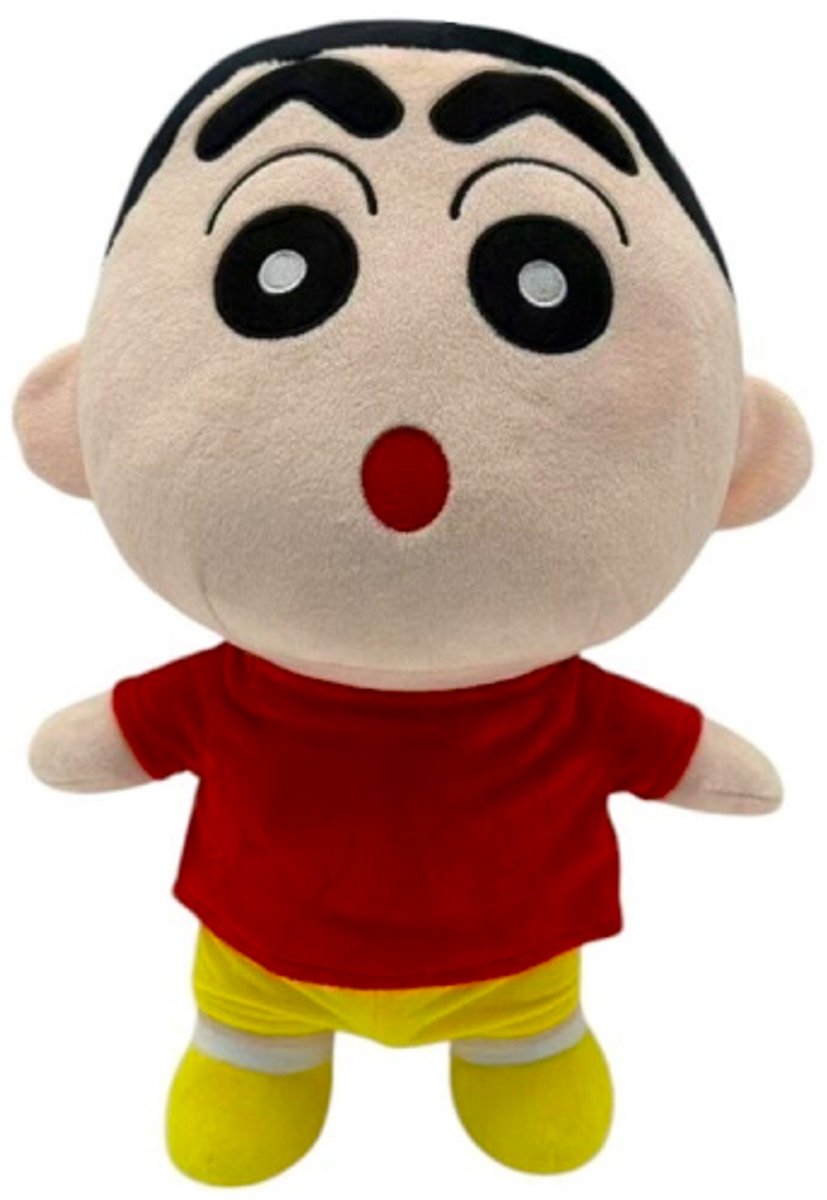 Shin-chan Pluche Knuffel 22 cm - Speelgoed Knuffels voor Kinderen Jongens Meisjes - Shin Chan Anime Plush Toy