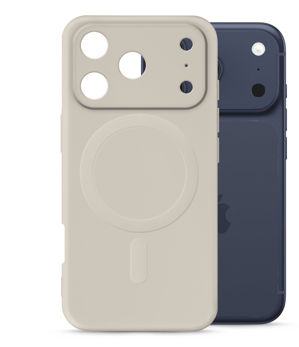 My Style Protective Flex Magsafe Compatible Case for Apple iPhone 17 Pro/18 Pro Antique White