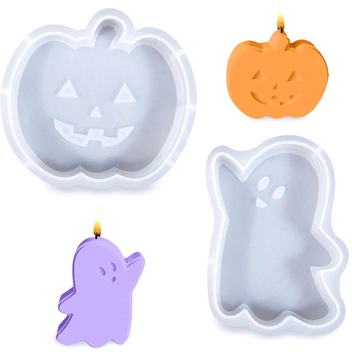 Solidchoice - Silicone Mould voor Halloween Decoraties in Pompoenvorm