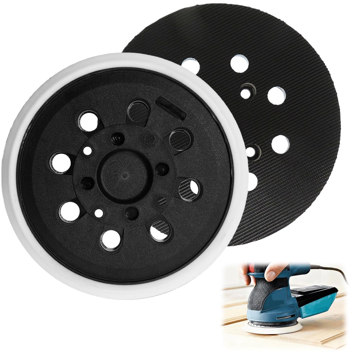 Solidchoice - Professionele Schuurdiscs 125mm met Haak-en-Lus Systeem