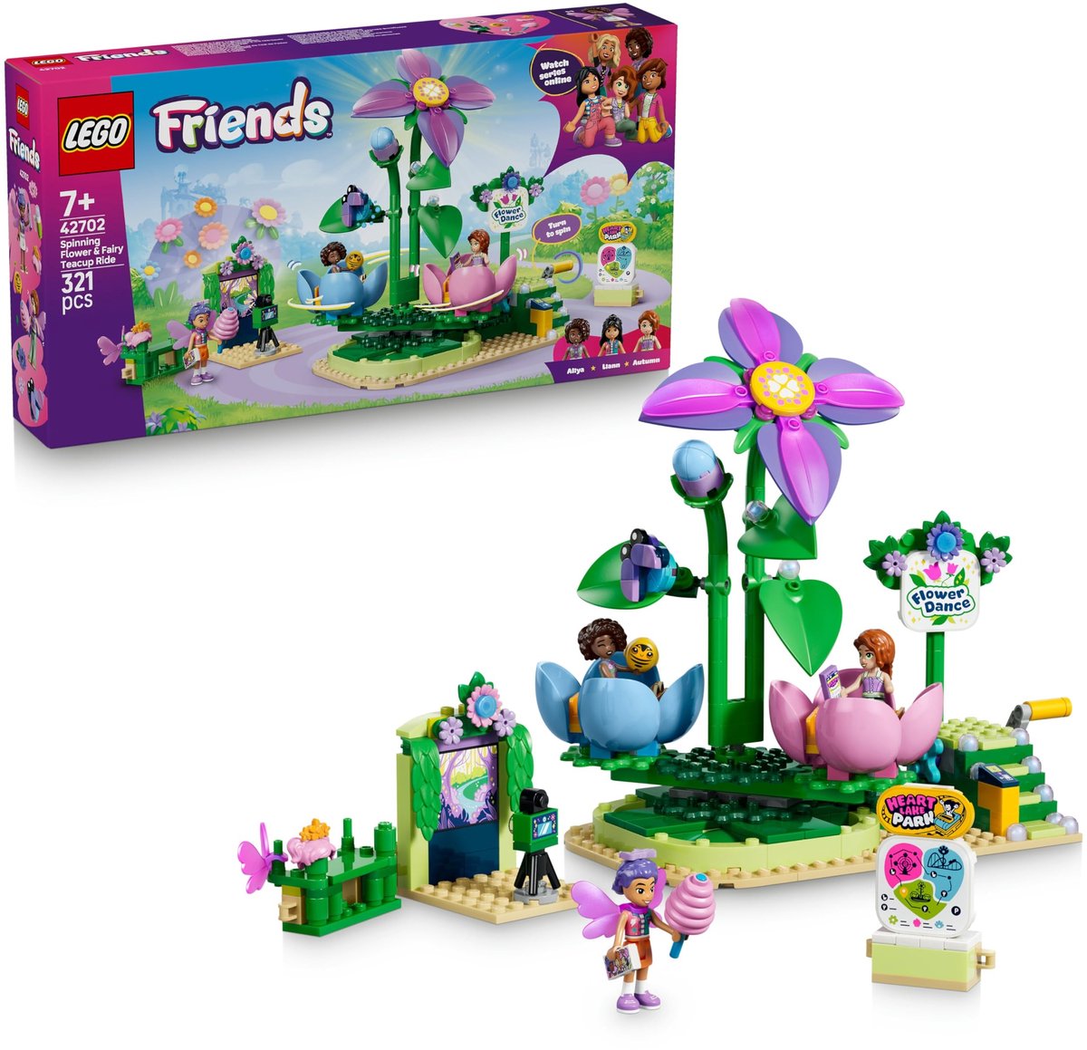 Solidchoice - Spinning Flower Themed Teacup Attraction voor Kinderen