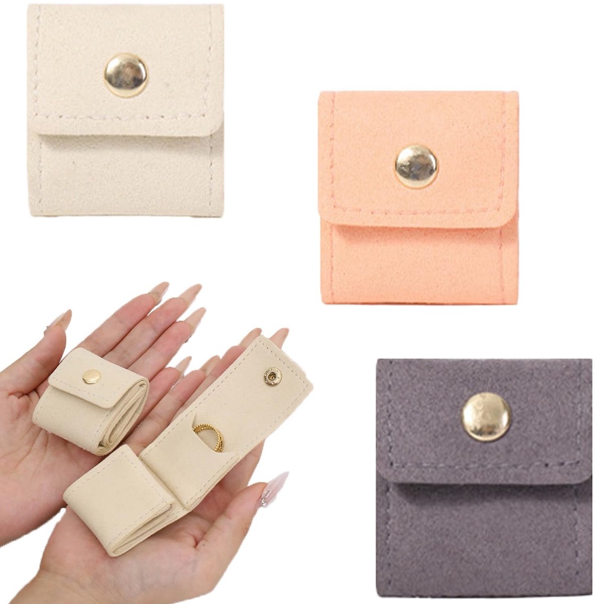 Solidchoice - Mini Reiskosmetiek Bagage met 3 Stuks