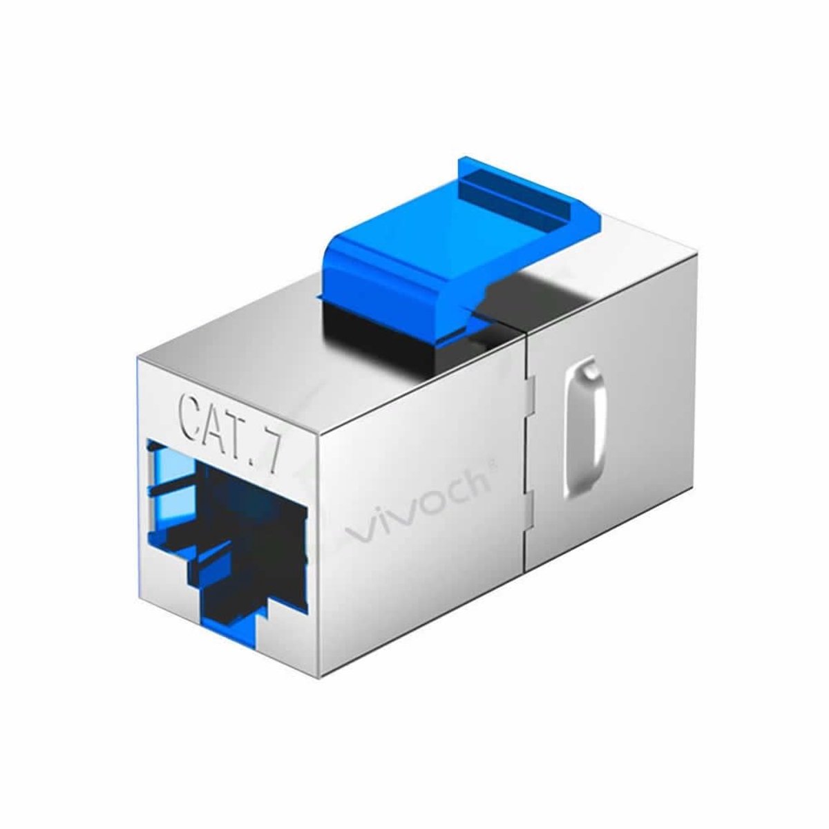 Solidchoice - 6 Stuks Cat7 Keystone Couplers voor Ethernet Kabel