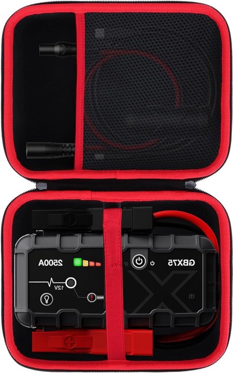 Hard Case voor Boost X GBX75: UltraVeilige Lithium Accu met 2500 A Capaciteit en Duurzaam Ontwerp