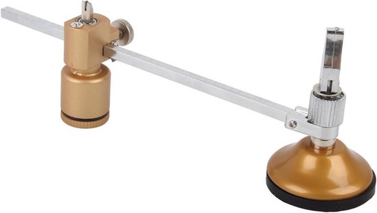 Verstelbare Glaskerf, Cirkelvormige Snijder met Zuignap en Olievoeding voor Rond Gat Snijden in Glas en Keramische Tegels van 13.5-40cm
