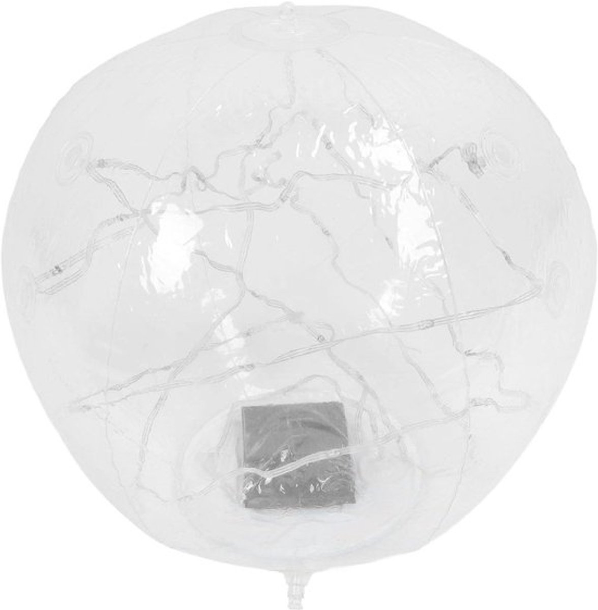Zwembadverlichting op zonne-energie, drijvende zwembadballen, zonnevijverdecoratie - 2 stuks, 35,6 cm - licht voor mini-vijver, terras en vijver - zonne-fontein tuinverlichting.