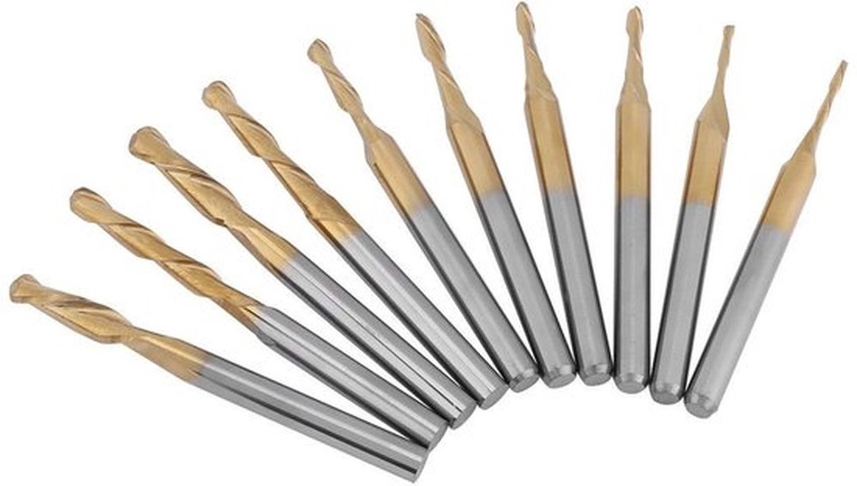 Wolfraamcarbide frees - set van 10 stuks