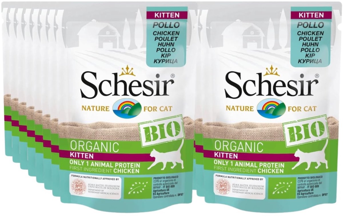 Solidchoice - Biologisch Natvoer voor Kittens met Kip