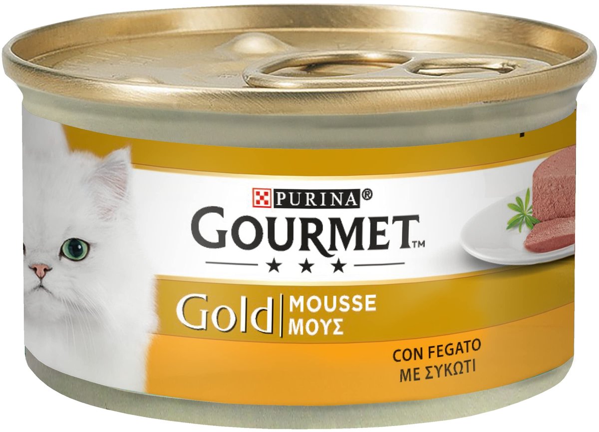 Solidchoice - Mousse voor Volwassen Katten met Lever in Blik (24 x 85 g)