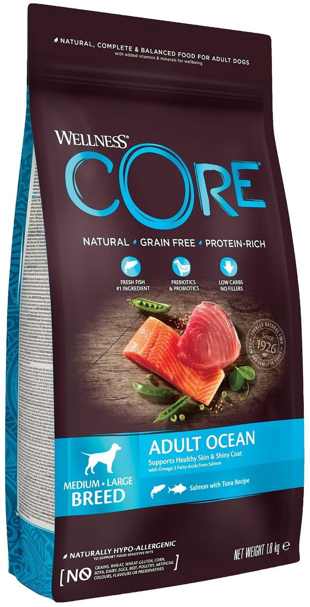 Solidchoice - Droogvoer voor Grote en Middelgrote Honden met Zalm en Tonijn, 1.8kg