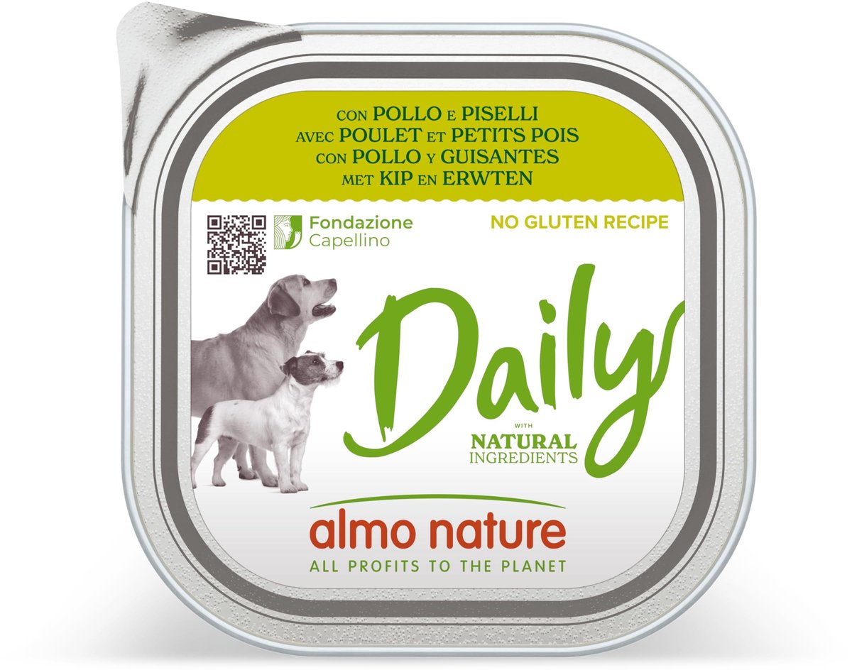 Solidchoice - Glutenvrij Natvoer met Kip en Erwt, 9 x 300g