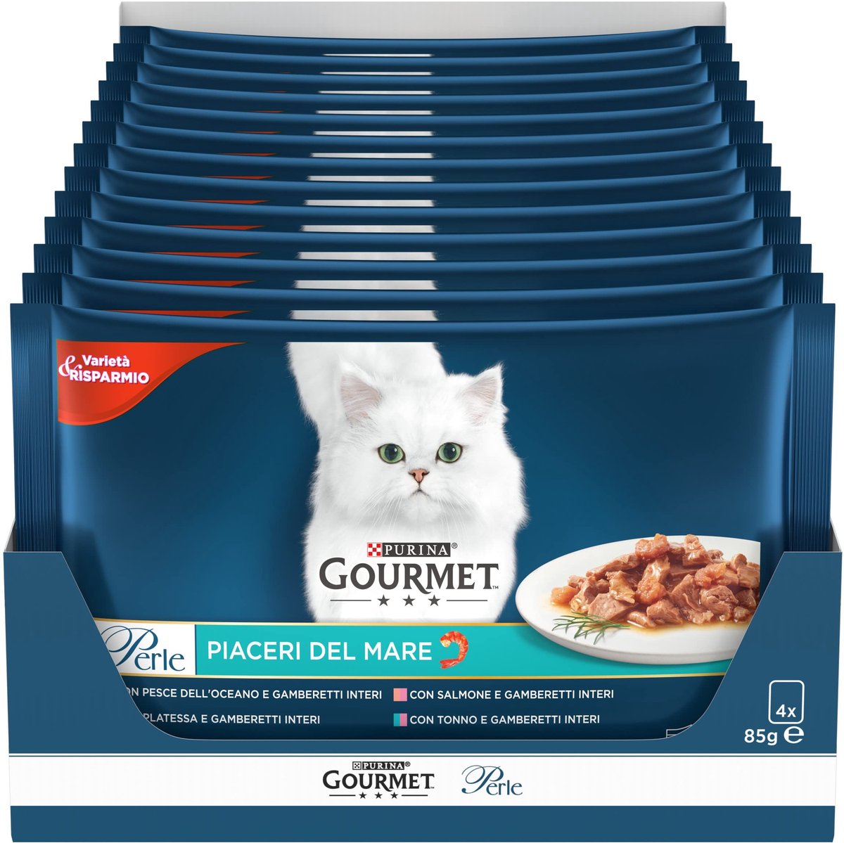 Solidchoice - Kattenvoer met Vis in Sachets (4 x 85 g)