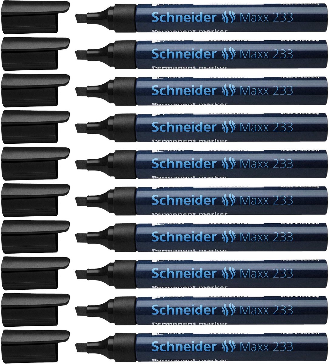 Solidchoice - Permanente Marker Maxx 233 - 10 Stuks - Zwart