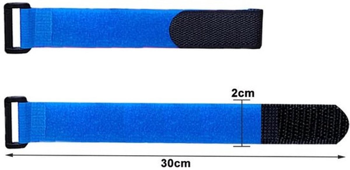 Kabelbinders Herbruikbaar 30 Stuks - Nylon Kabelbinders - Verstelbare Kabelbinders - Multifunctionele Kabelbinders - Diverse Kleuren - 30 x 2 cm - Kabelbindersset