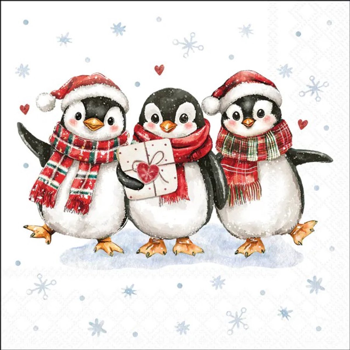 Lunch Servetten Penguin surprise - Ambiente - 33x33 cm