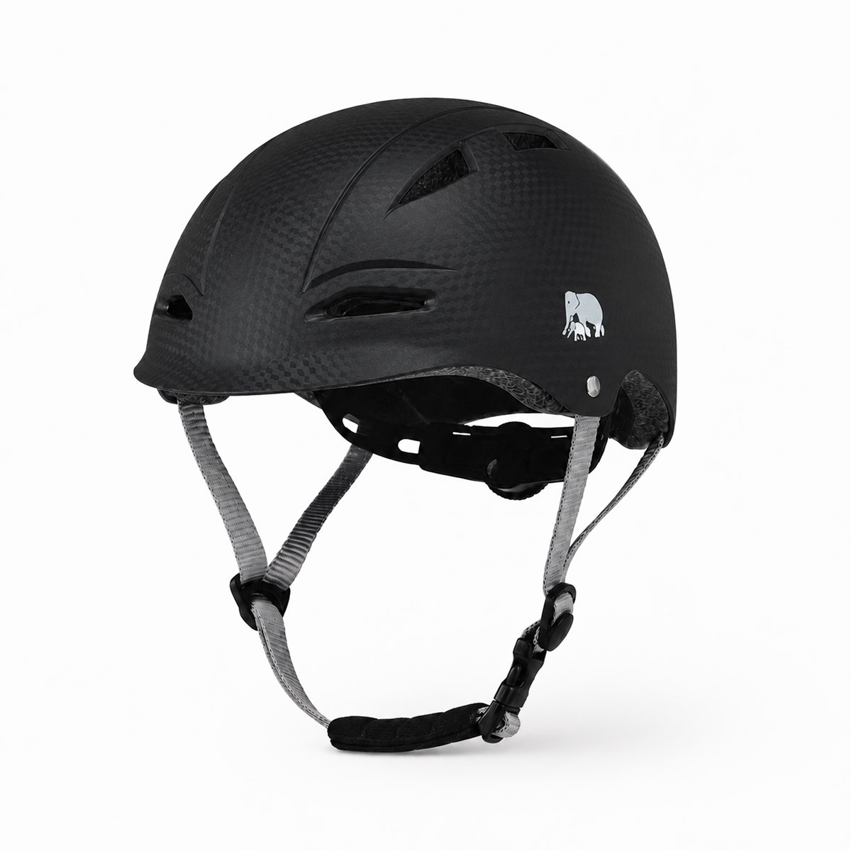 Deryan Kinderhelm - Veilige helm voor Kinderen - Maat M - Zwart