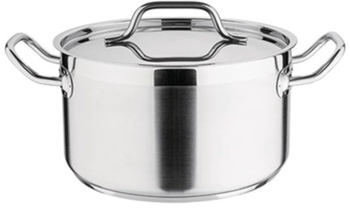 Nisbets Essentials RVS inductie kookpan 24cm 5,6L