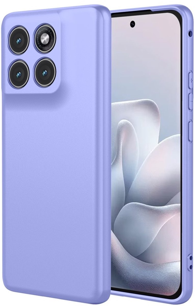 Coverup Hoesje - Geschikt voor Motorola Edge 70 Fusion Hoesje - Coverup Colour TPU Back Cover - Lavendel